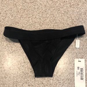 Frankies black bikini bottom